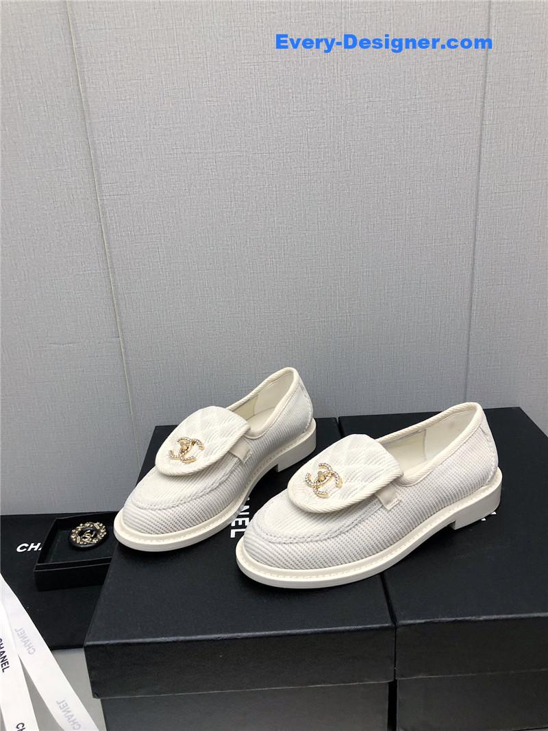 CC ankle Velcro logo color block shoes