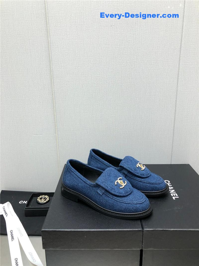 CC ankle Velcro logo color block shoes