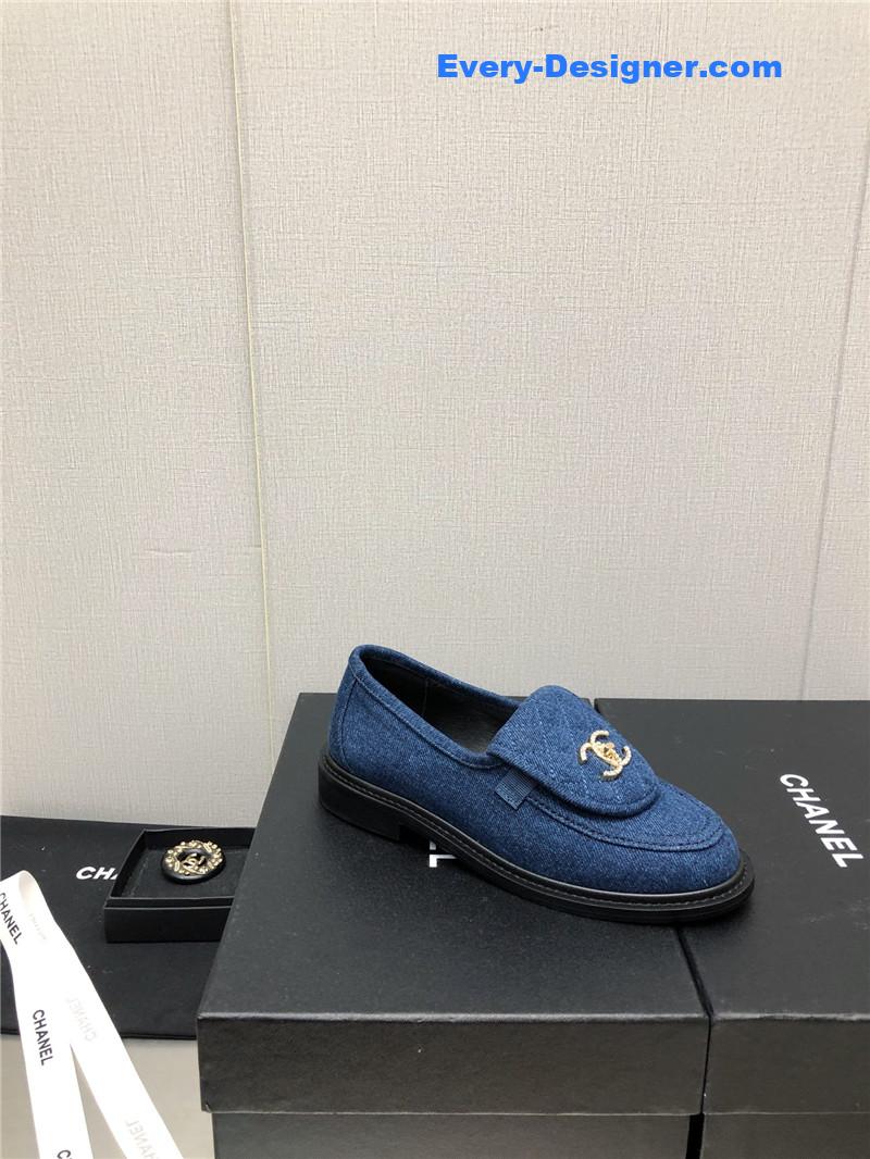 CC ankle Velcro logo color block shoes