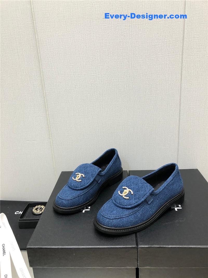 CC ankle Velcro logo color block shoes
