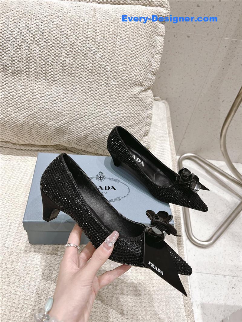 pra*a full D1am0nd shoes