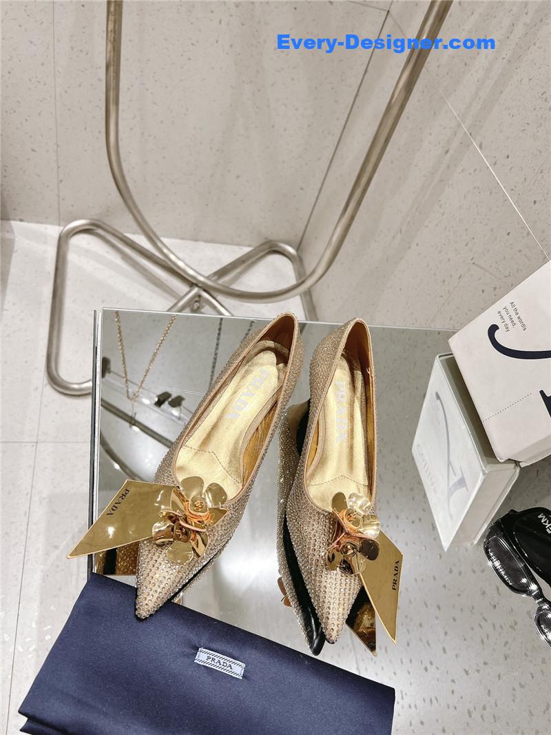 pra*a full D1am0nd shoes