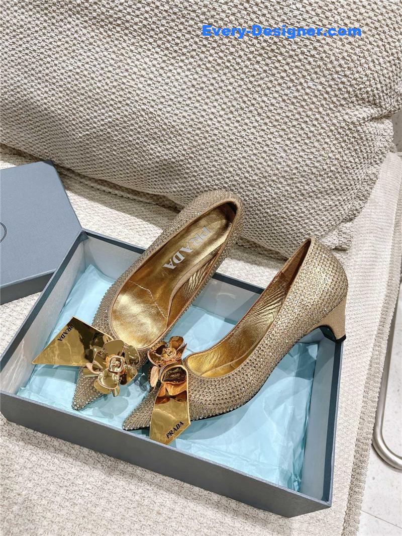 pra*a full D1am0nd shoes