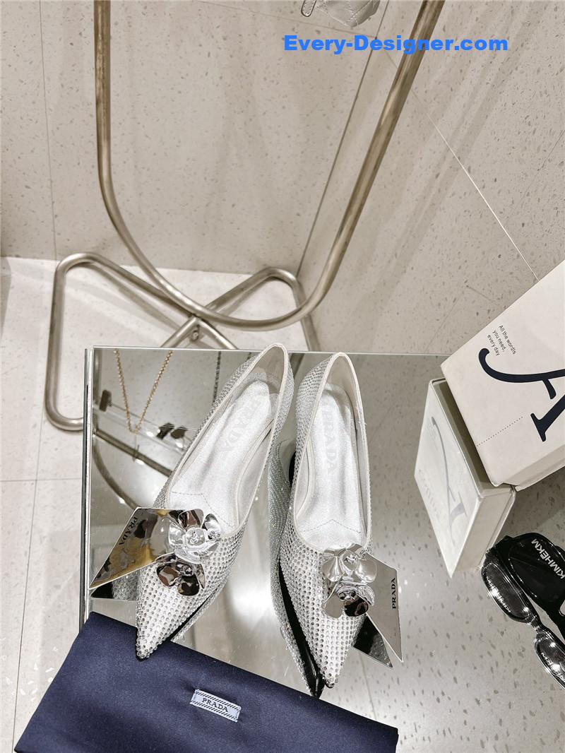 pra*a full D1am0nd shoes