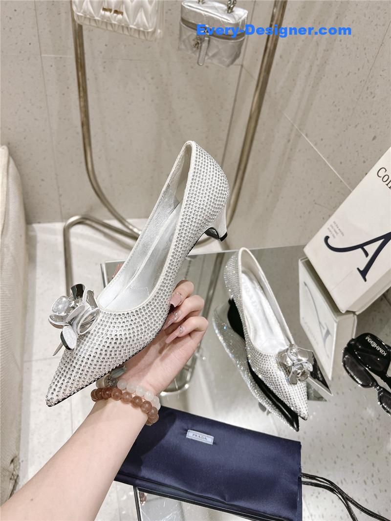 pra*a full D1am0nd shoes