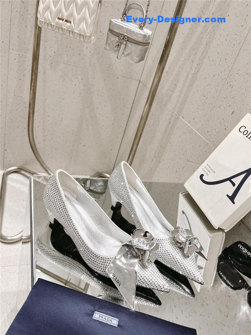 pra*a full D1am0nd shoes