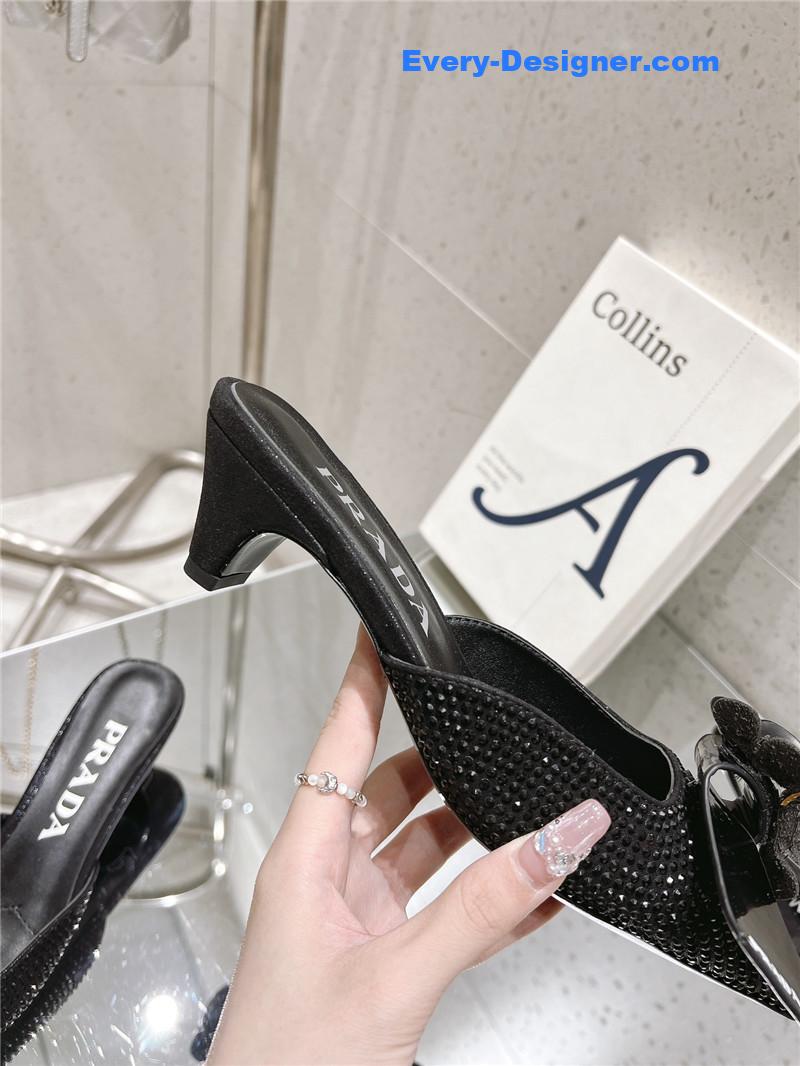 pra*a full D1am0nd sandals