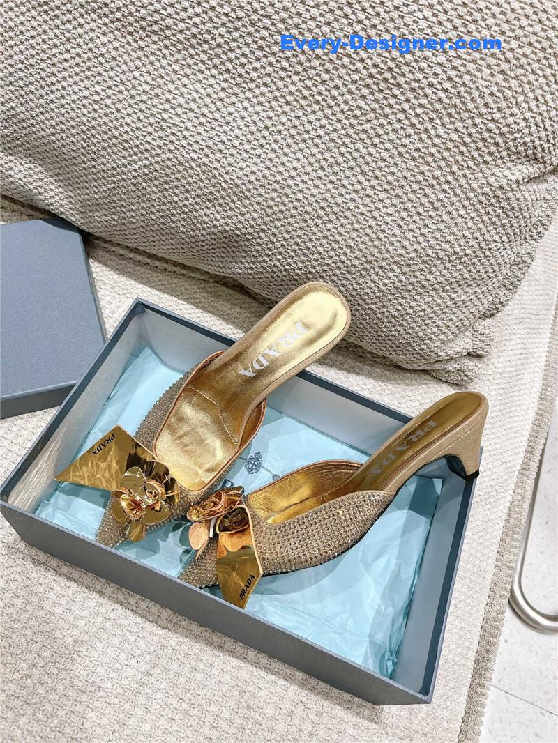 pra*a full D1am0nd sandals