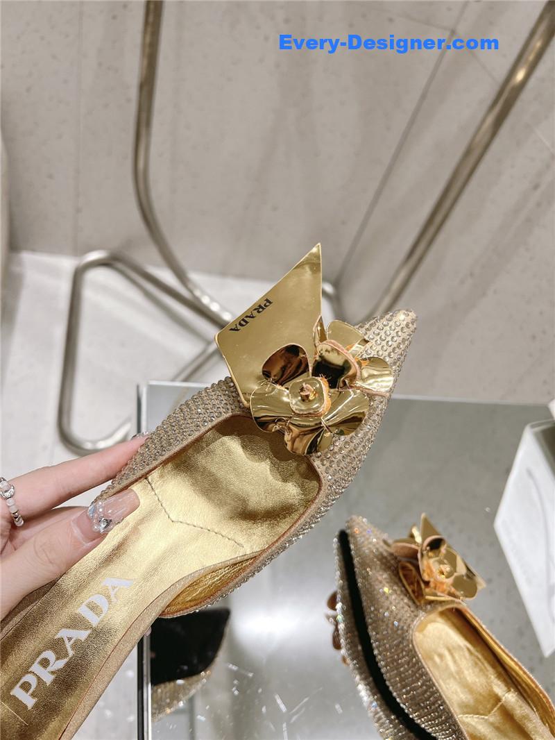 pra*a full D1am0nd sandals