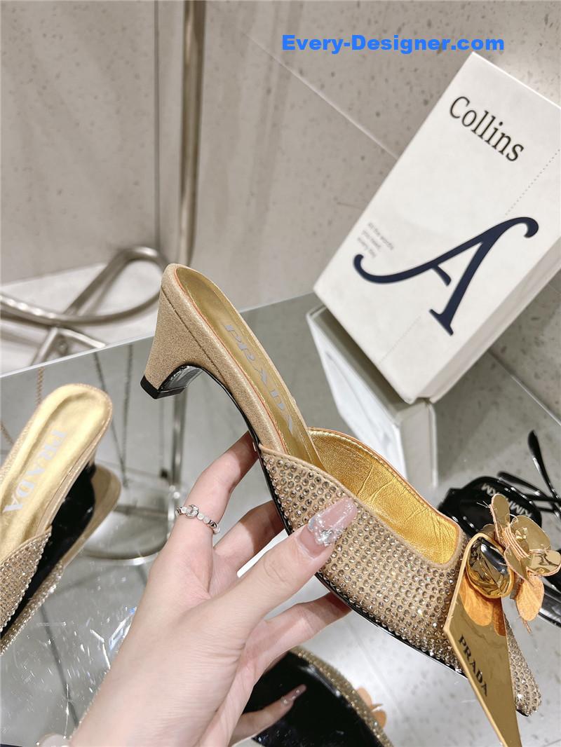 pra*a full D1am0nd sandals