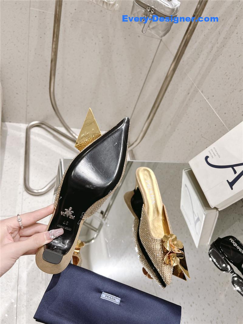 pra*a full D1am0nd sandals