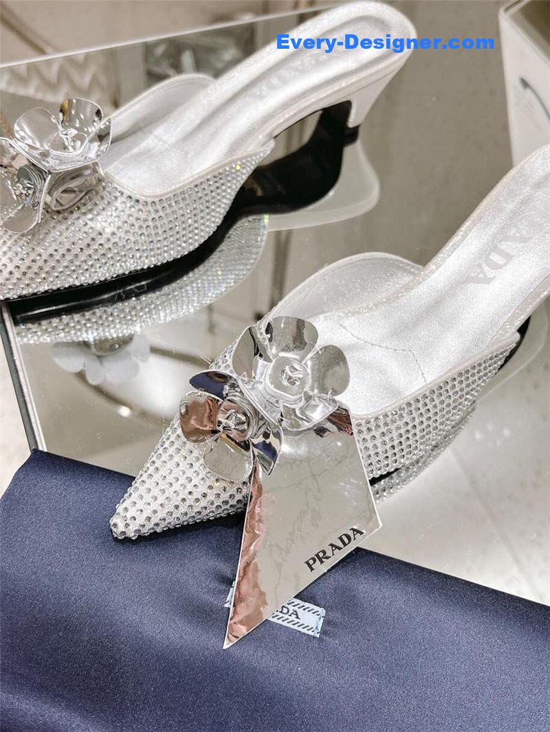 pra*a full D1am0nd sandals