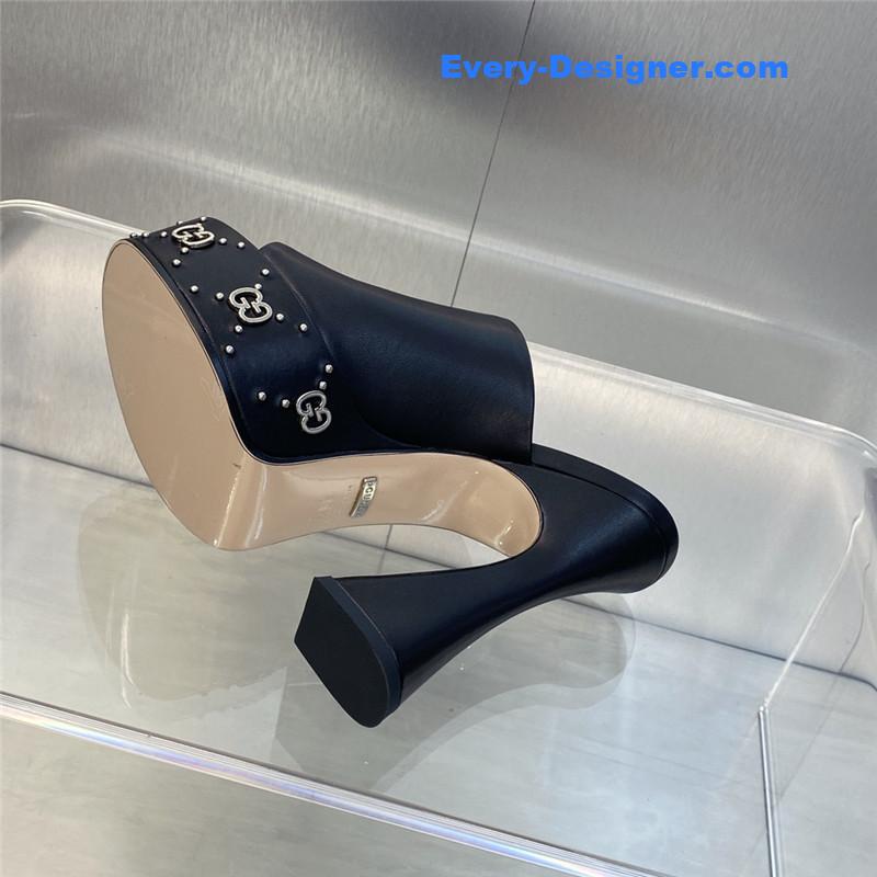 Gvc*1 high heel round toe candy color women’s shoes