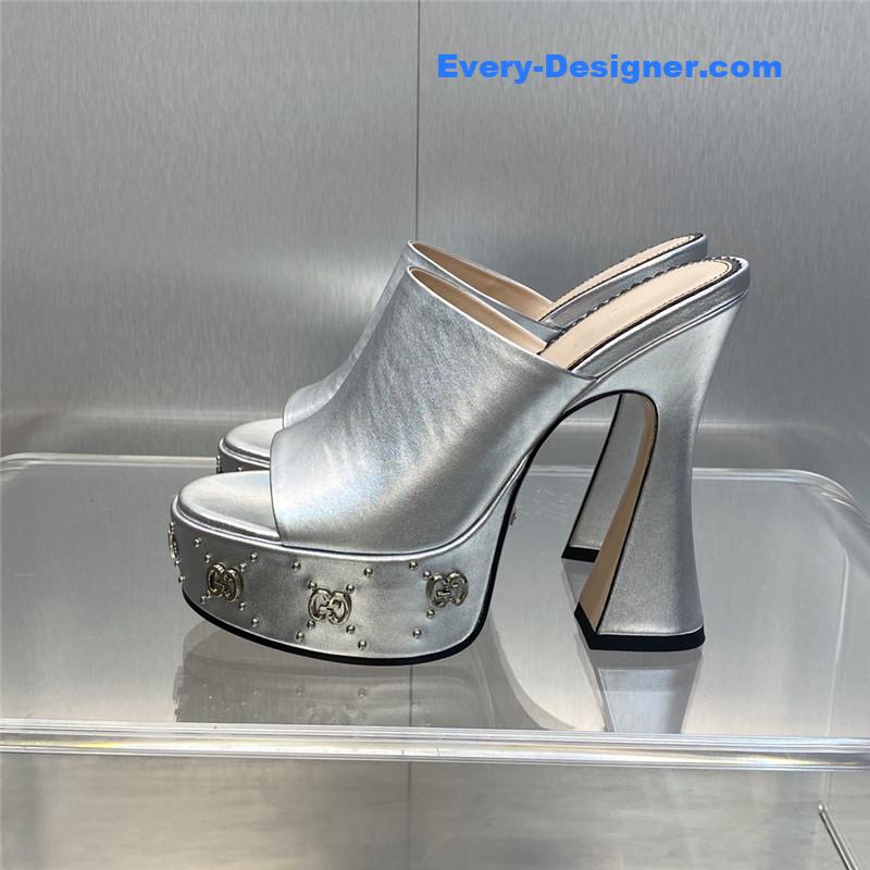 Gvc*1 high heel round toe candy color women’s shoes