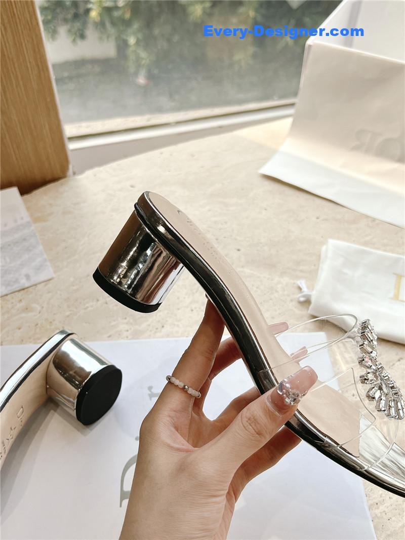 D10r summer new rhinestone sandals and slippers