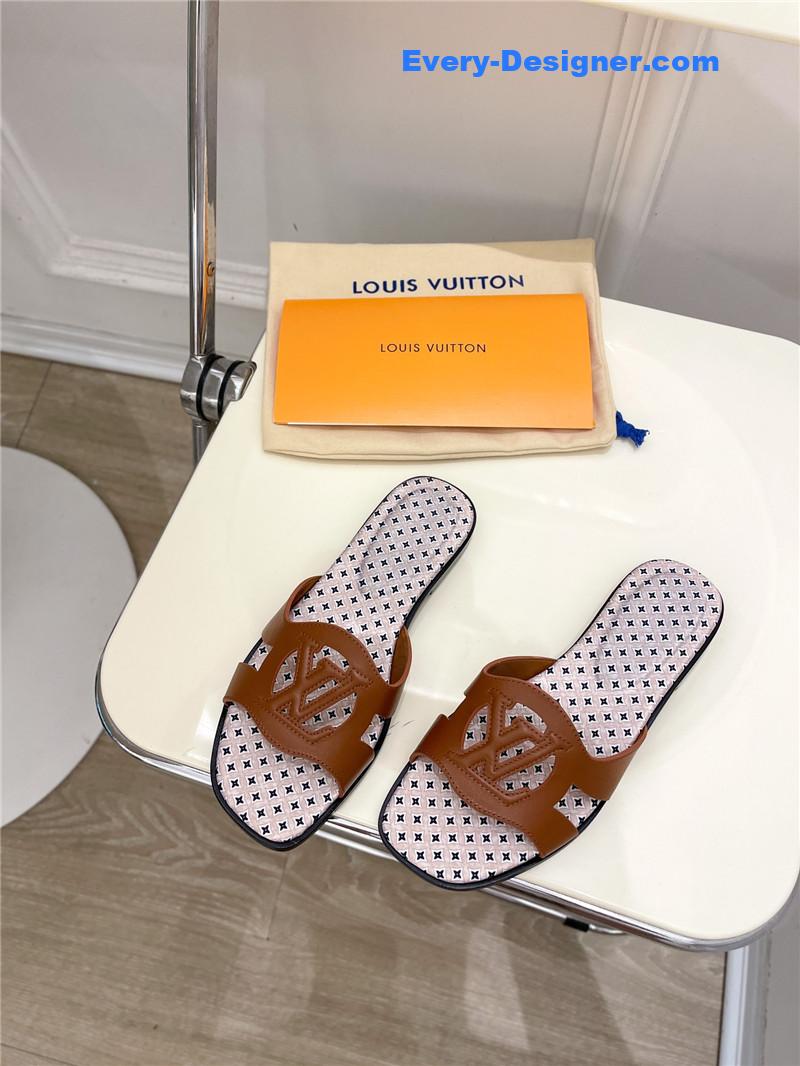 louis vuitton LV new hollow slippers