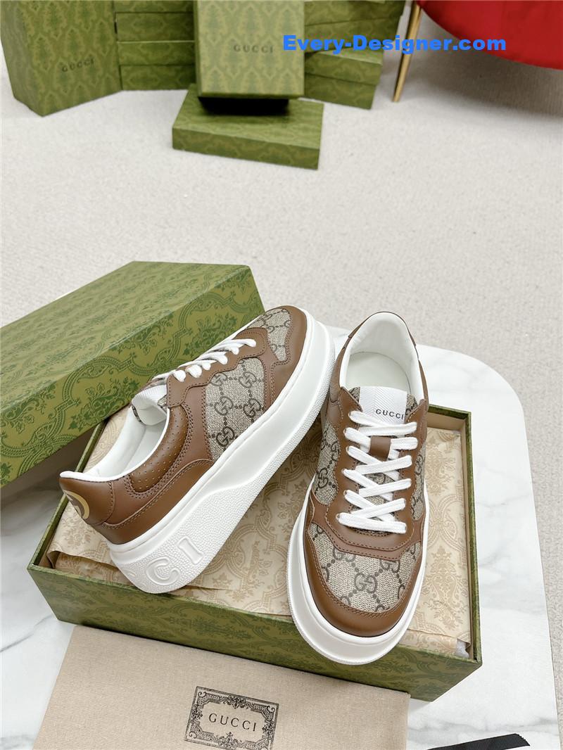 Gucci Chunky B series lightweight soft platform sneakers