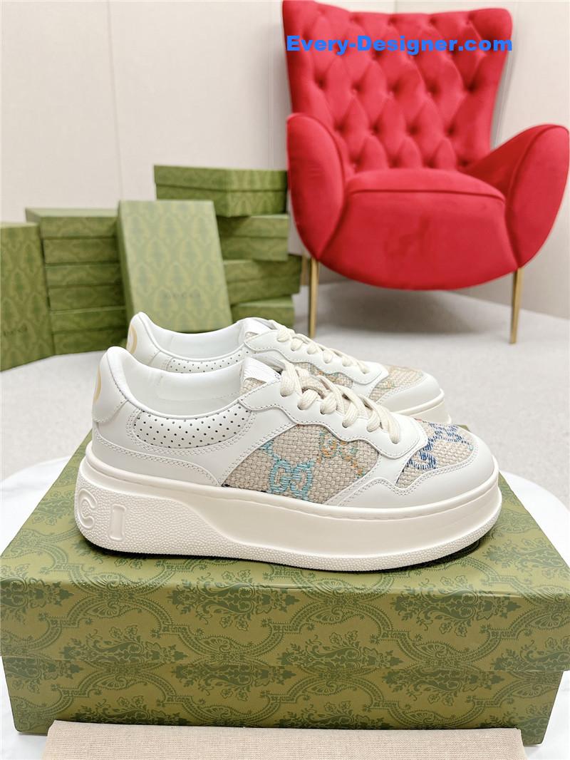 Gucci Chunky B series lightweight soft platform sneakers