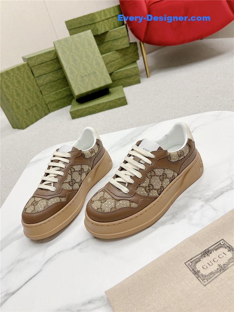 Gucci Chunky B series lightweight soft platform sneakers