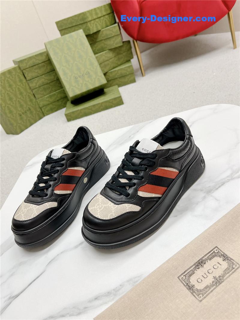 Gucci Chunky B series lightweight soft platform sneakers