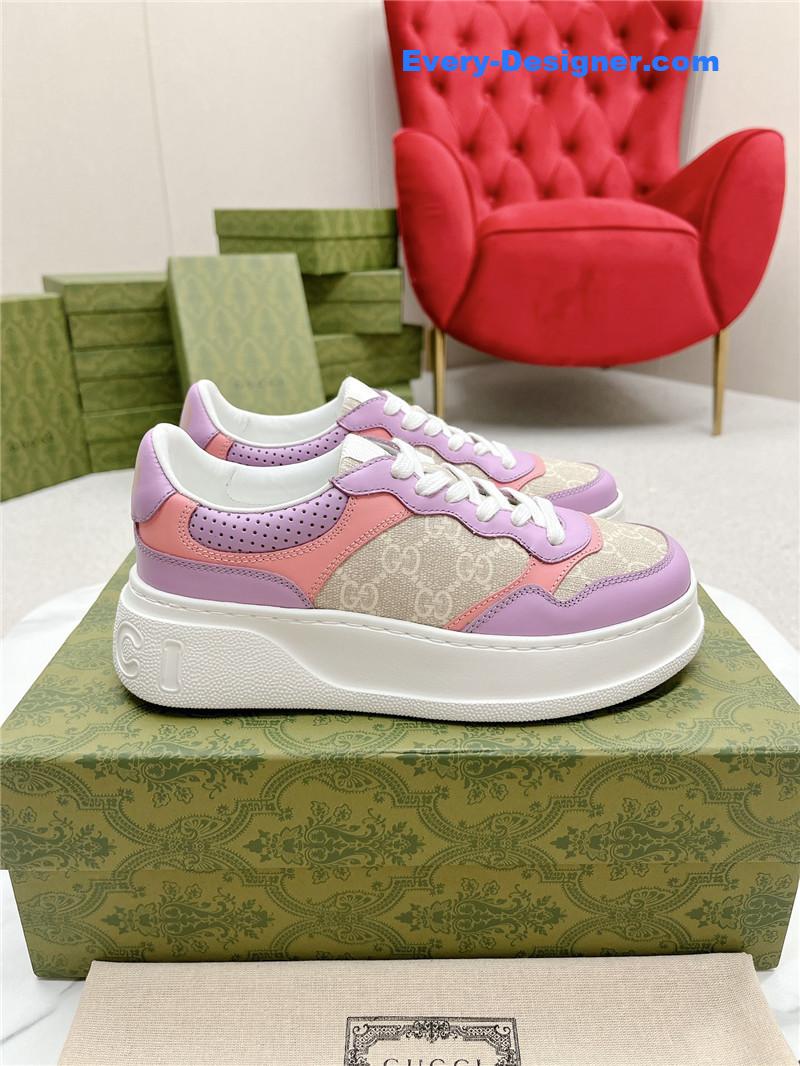 Gucci Chunky B series lightweight soft platform sneakers