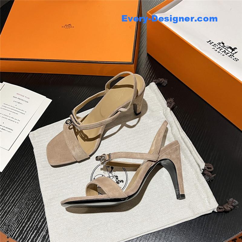 Hermes classic H high-heeled sandals