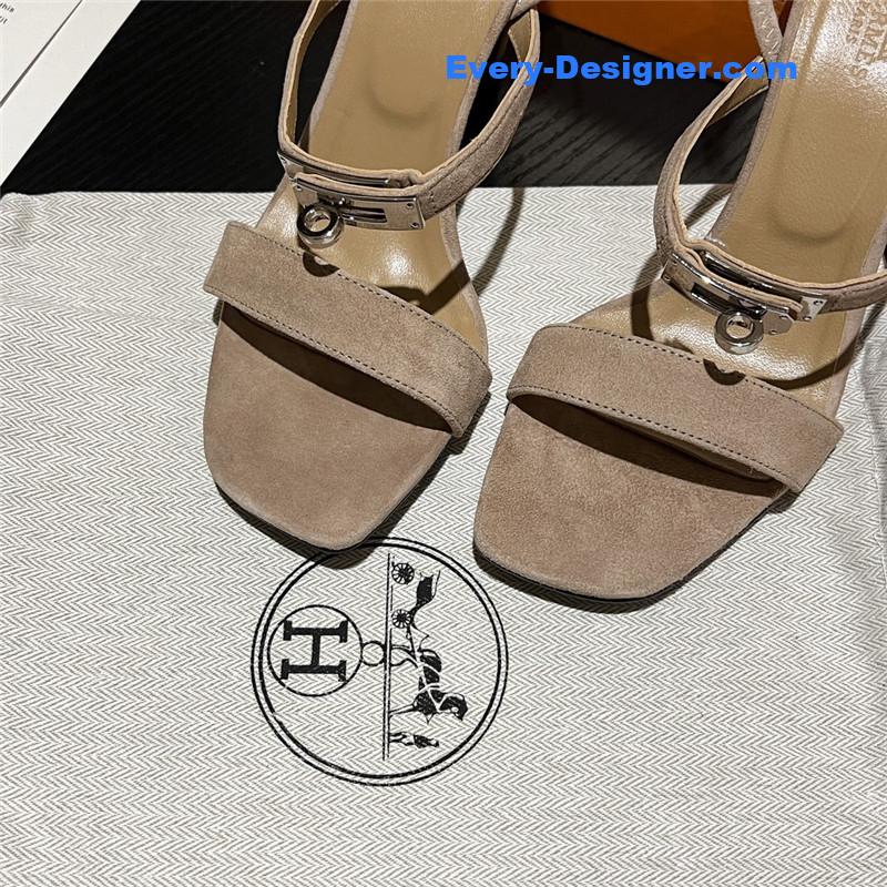 Hermes classic H high-heeled sandals