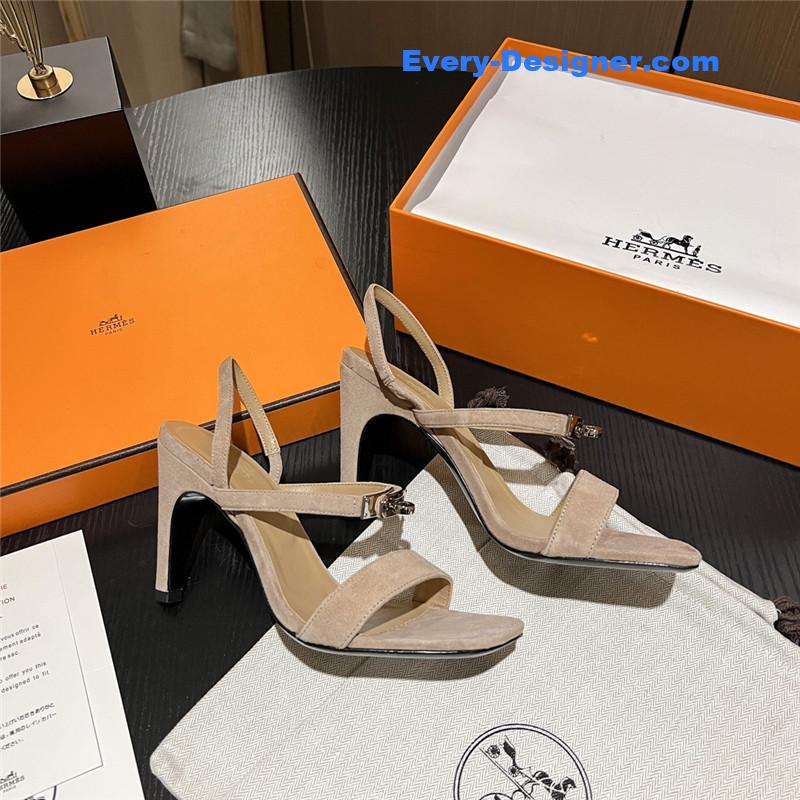 Hermes classic H high-heeled sandals