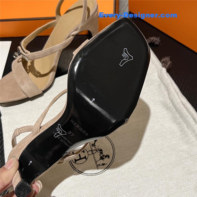 Hermes classic H high-heeled sandals