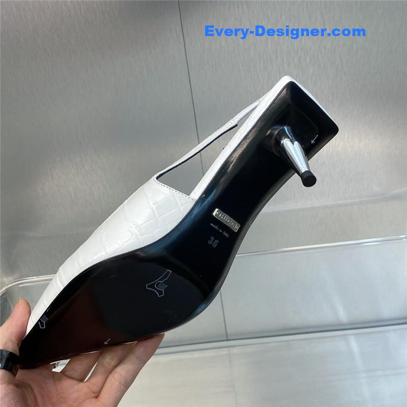 Gucci mid heel candy color hardware buckle women’s shoes