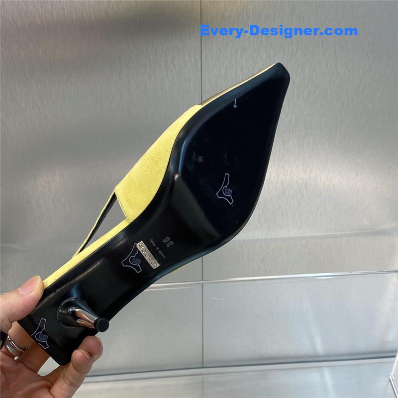 Gucci mid heel candy color hardware buckle women’s shoes