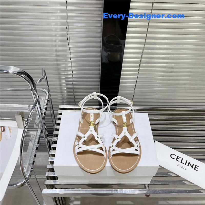 Ce1i*e retro chic roman sandals