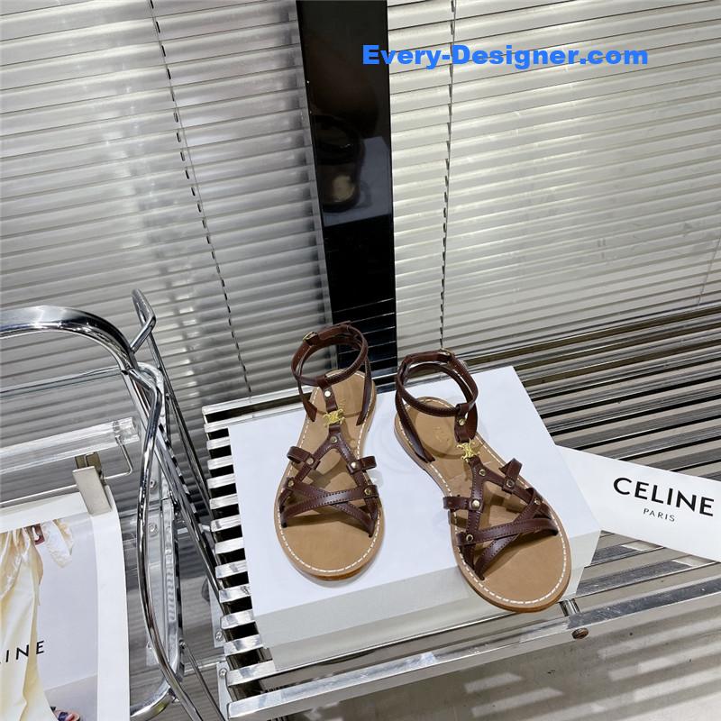 Ce1i*e retro chic roman sandals