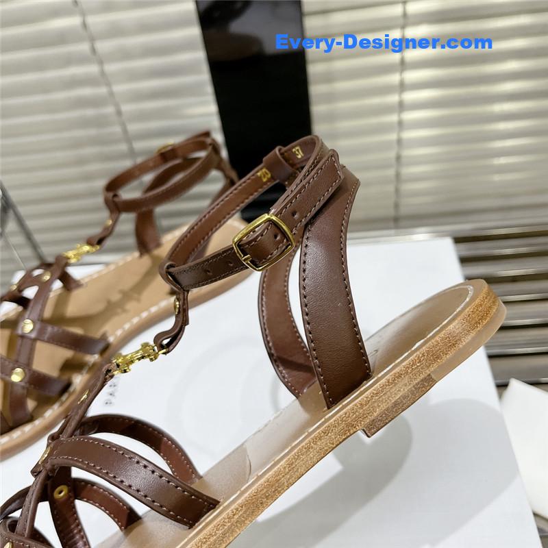 Ce1i*e retro chic roman sandals