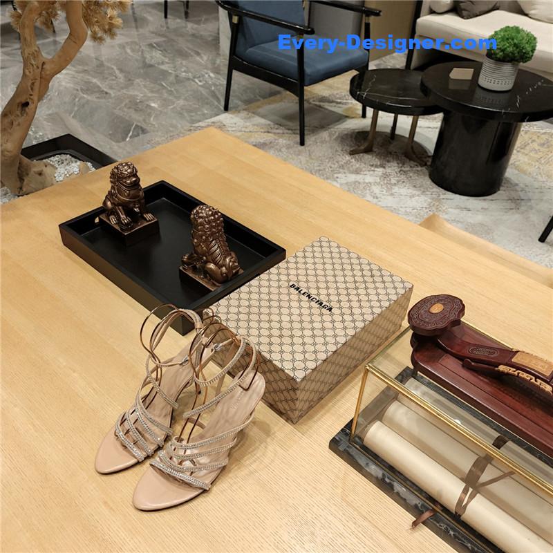 ba1en*iaga crystal hot D1am0nd strap sandals