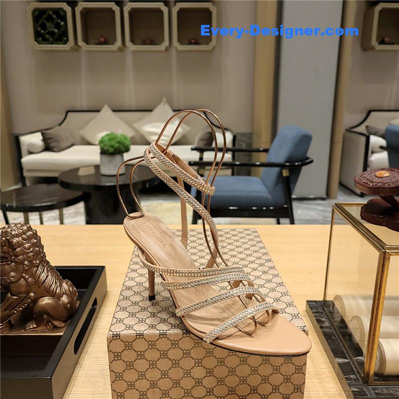 ba1en*iaga crystal hot D1am0nd strap sandals