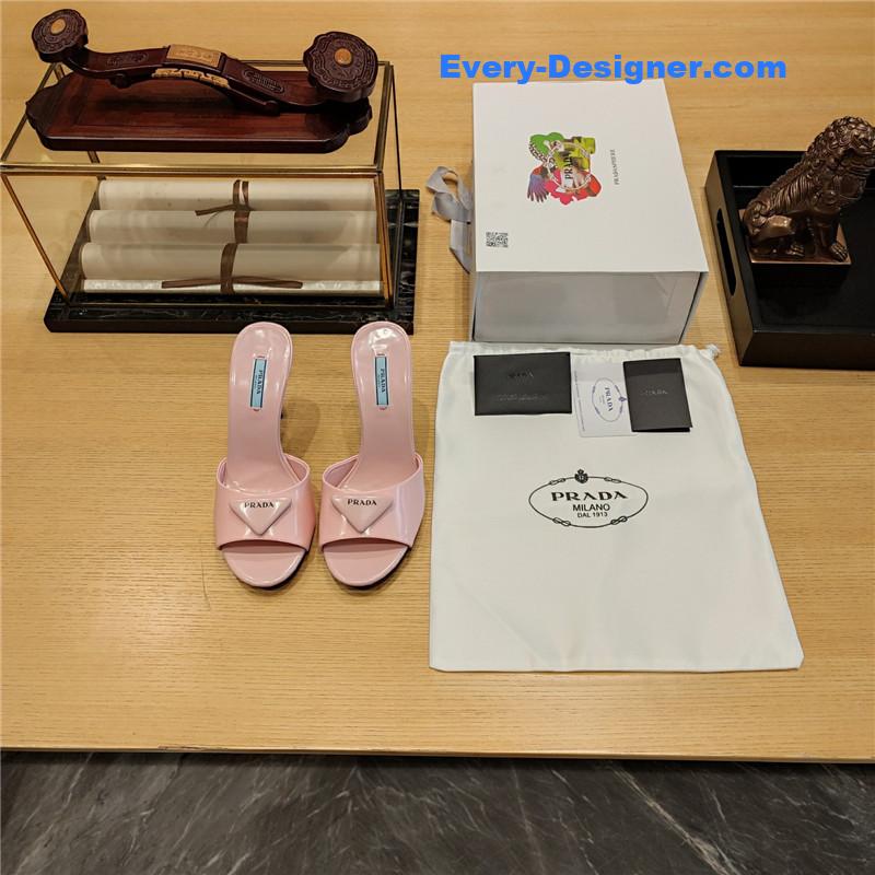 Pra*a stiletto round toe sandals