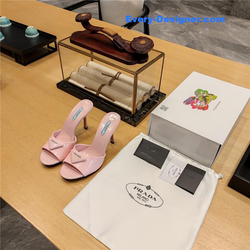 Pra*a stiletto round toe sandals