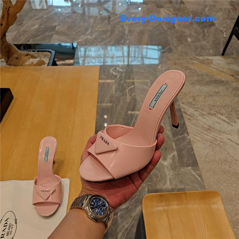 Pra*a stiletto round toe sandals