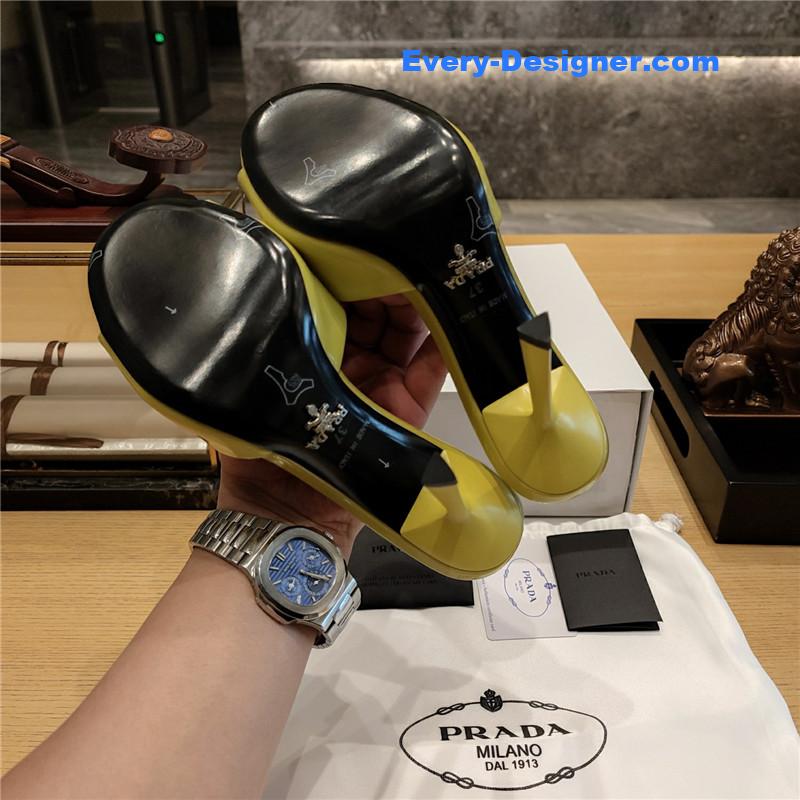 Pra*a stiletto round toe sandals