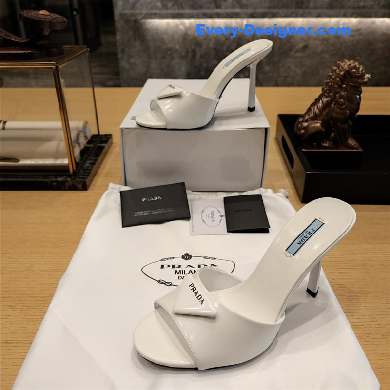 Pra*a stiletto round toe sandals