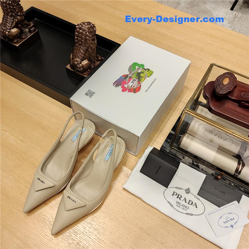 prada kitten heel mules