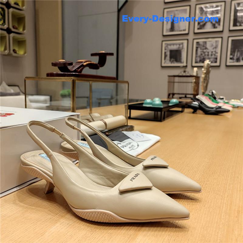 Pra*a kitten heel mules