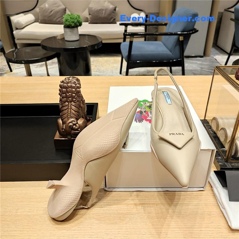 Pra*a kitten heel mules