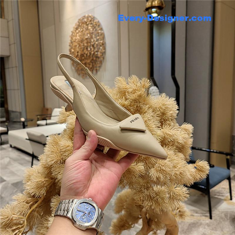 Pra*a kitten heel mules