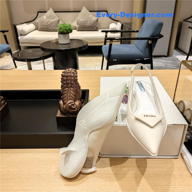 Pra*a kitten heel mules