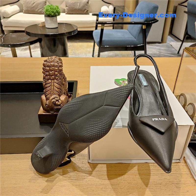 Pra*a kitten heel mules