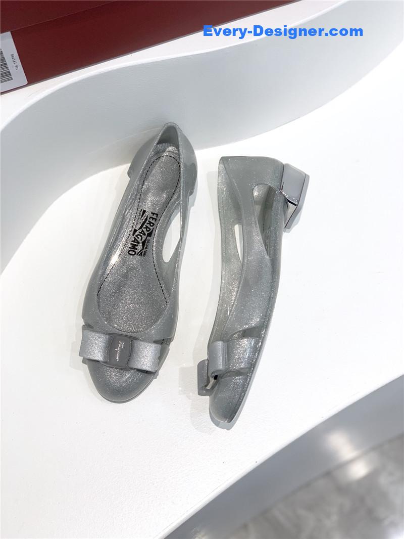 Salvatore Ferragamo new pvc jelly shoes