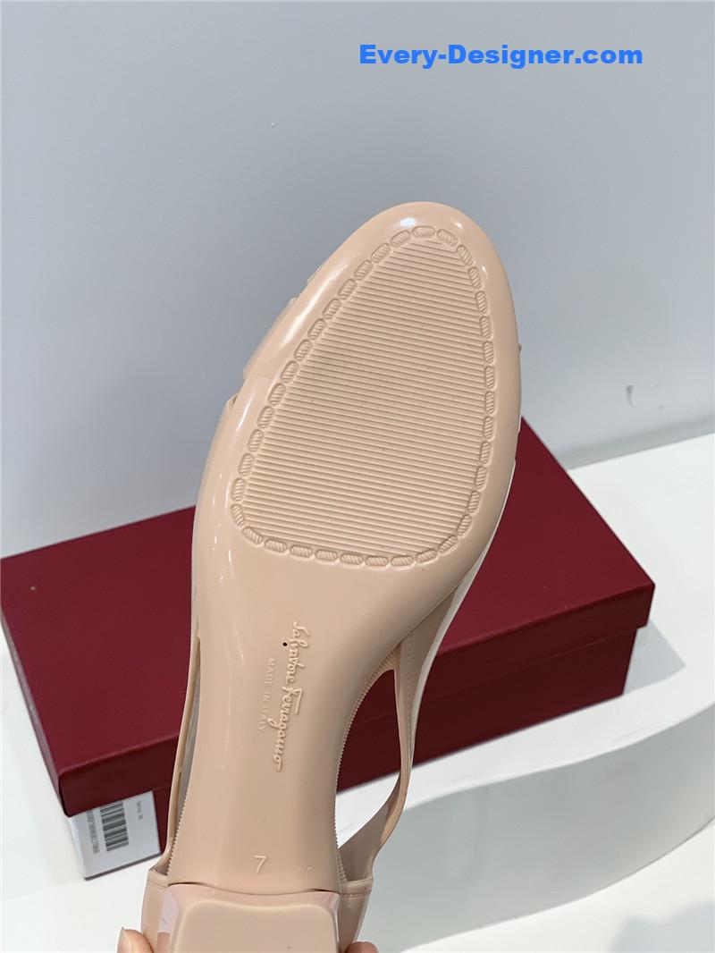 Salvatore Ferragamo new pvc jelly shoes