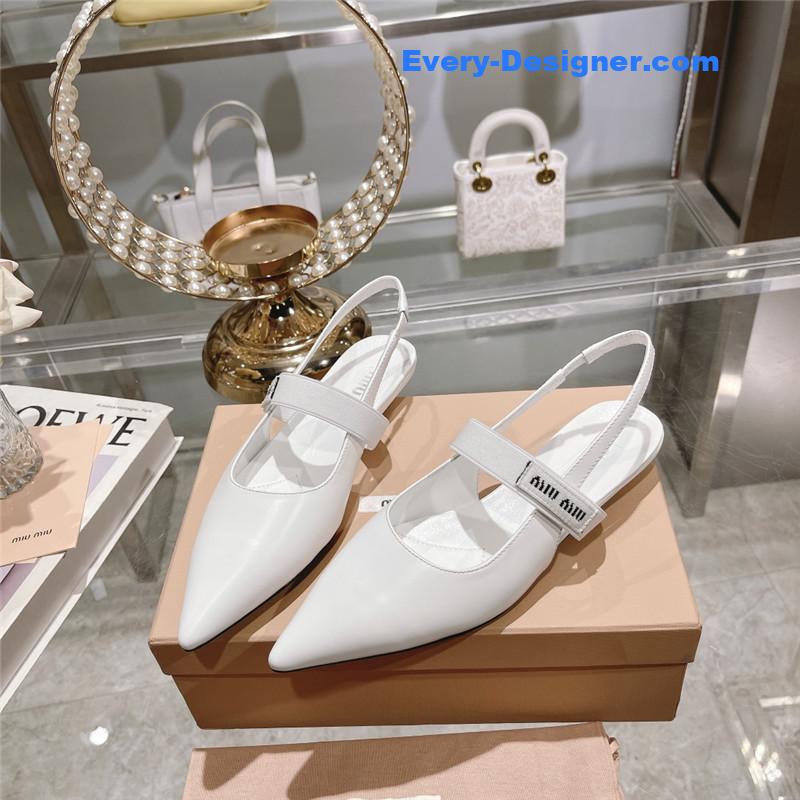 miumiu new pointed toe sandals and high heels